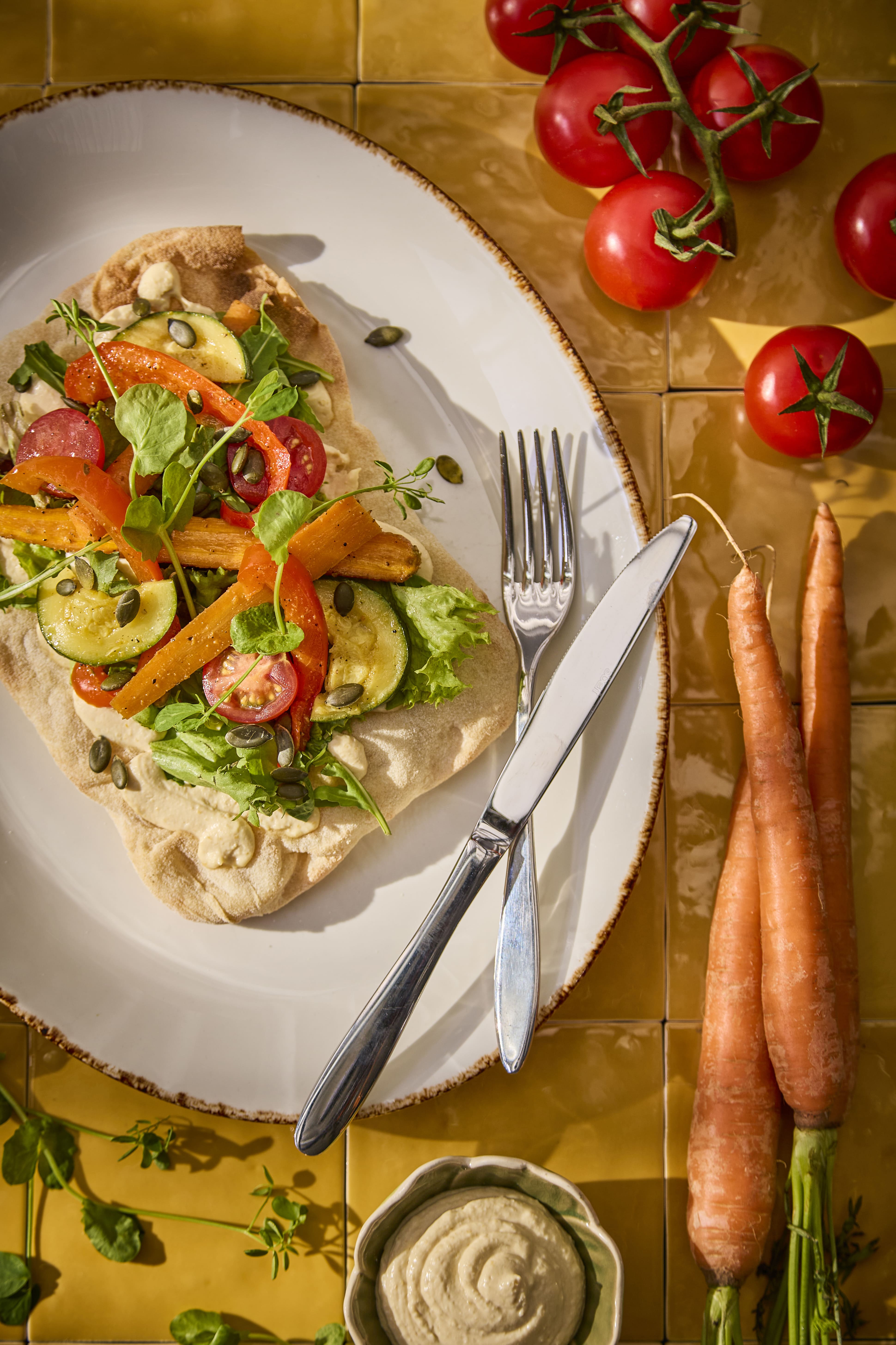 Salade met Gebakken Geitenkaas